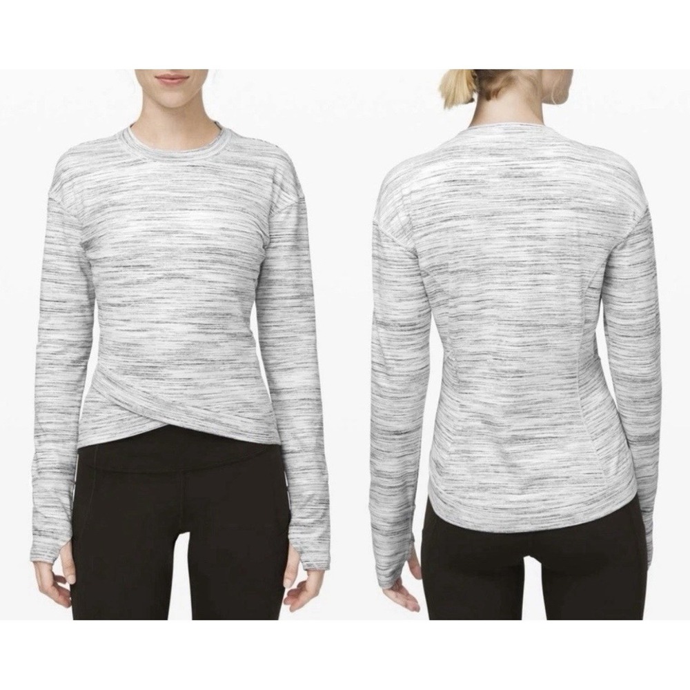 Lululemon Womens Athletic Top Close to Crossing Rulu Space Dye Camo‎ Small